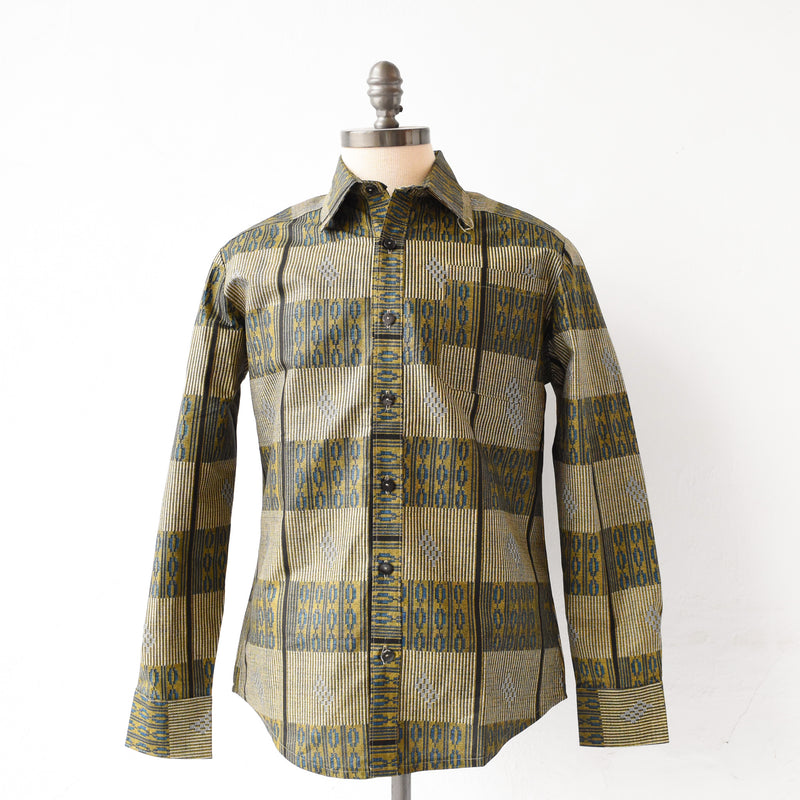 Kitenge Button-Down Shirt - Kenyan materials and design for a fair trade boutique