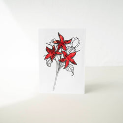 Bouquet Card - Kenyan materials and design for a fair trade boutique