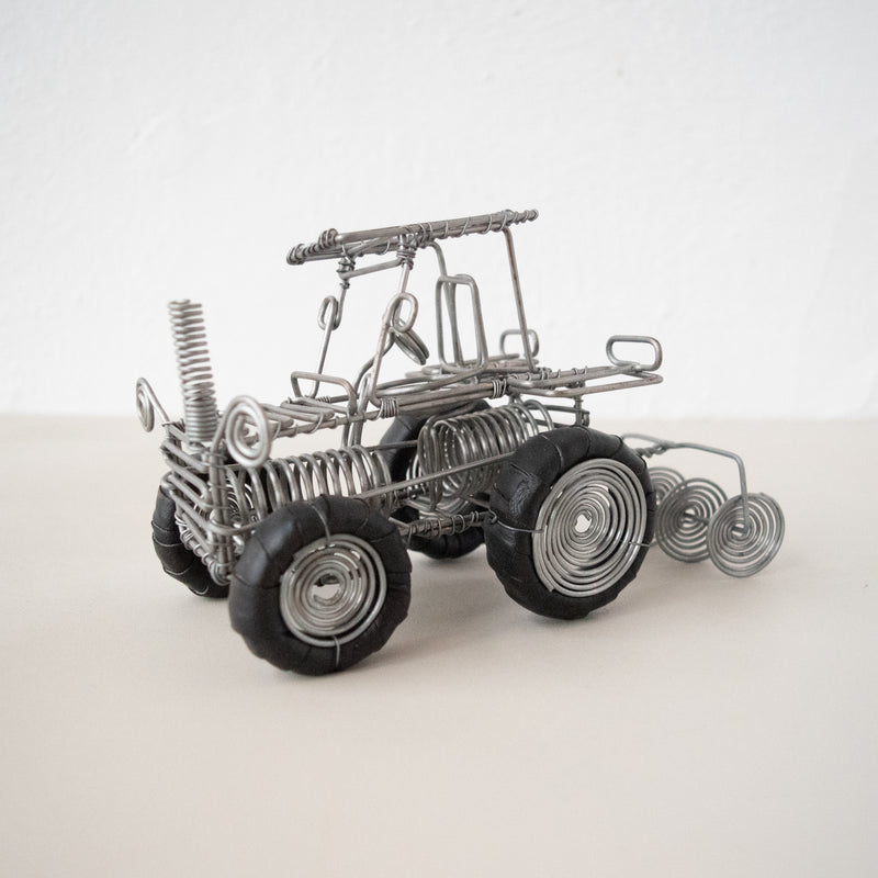 Wire Tractors - Kenyan materials and design for a fair trade boutique