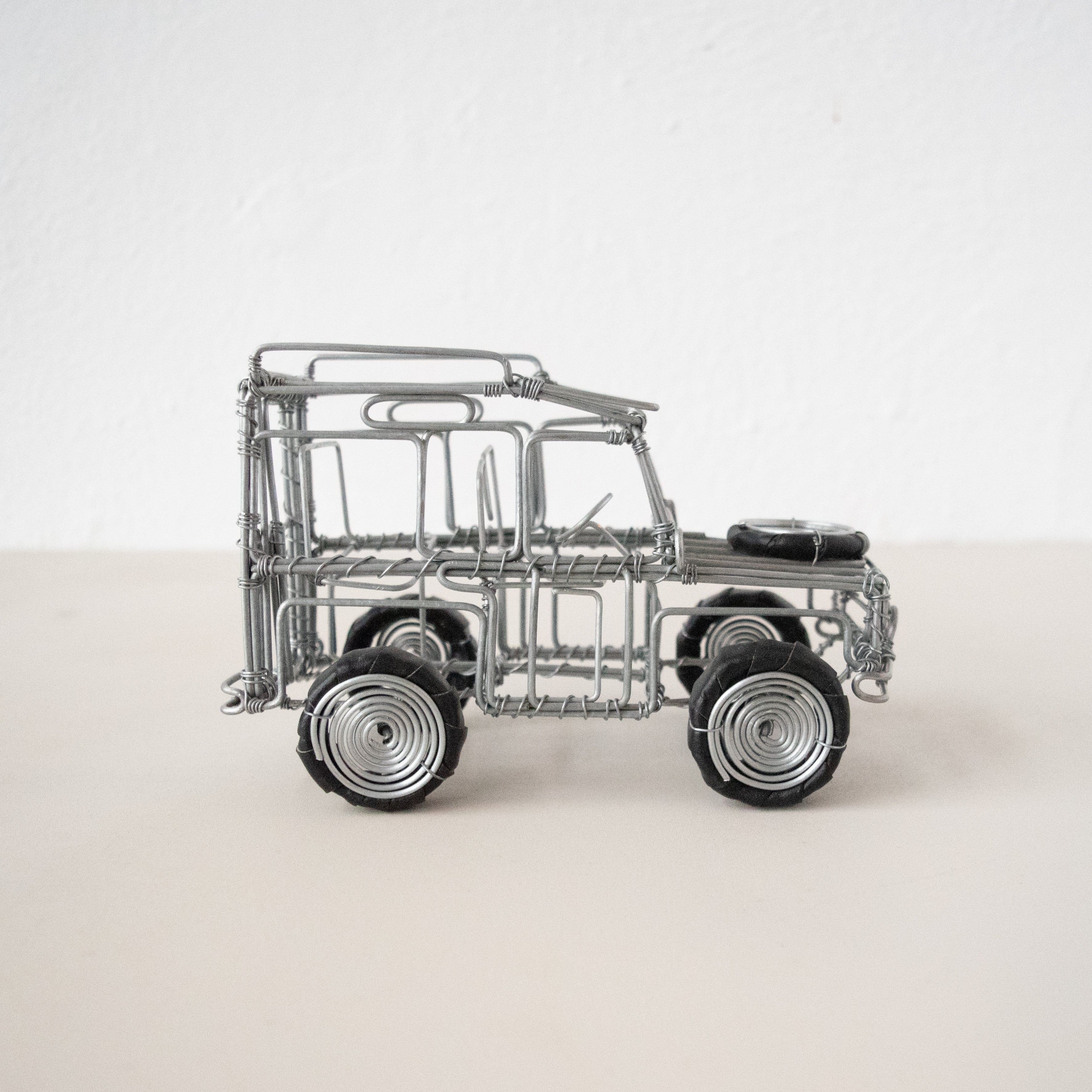 Wire Vehicles - Kenyan materials and design for a fair trade boutique