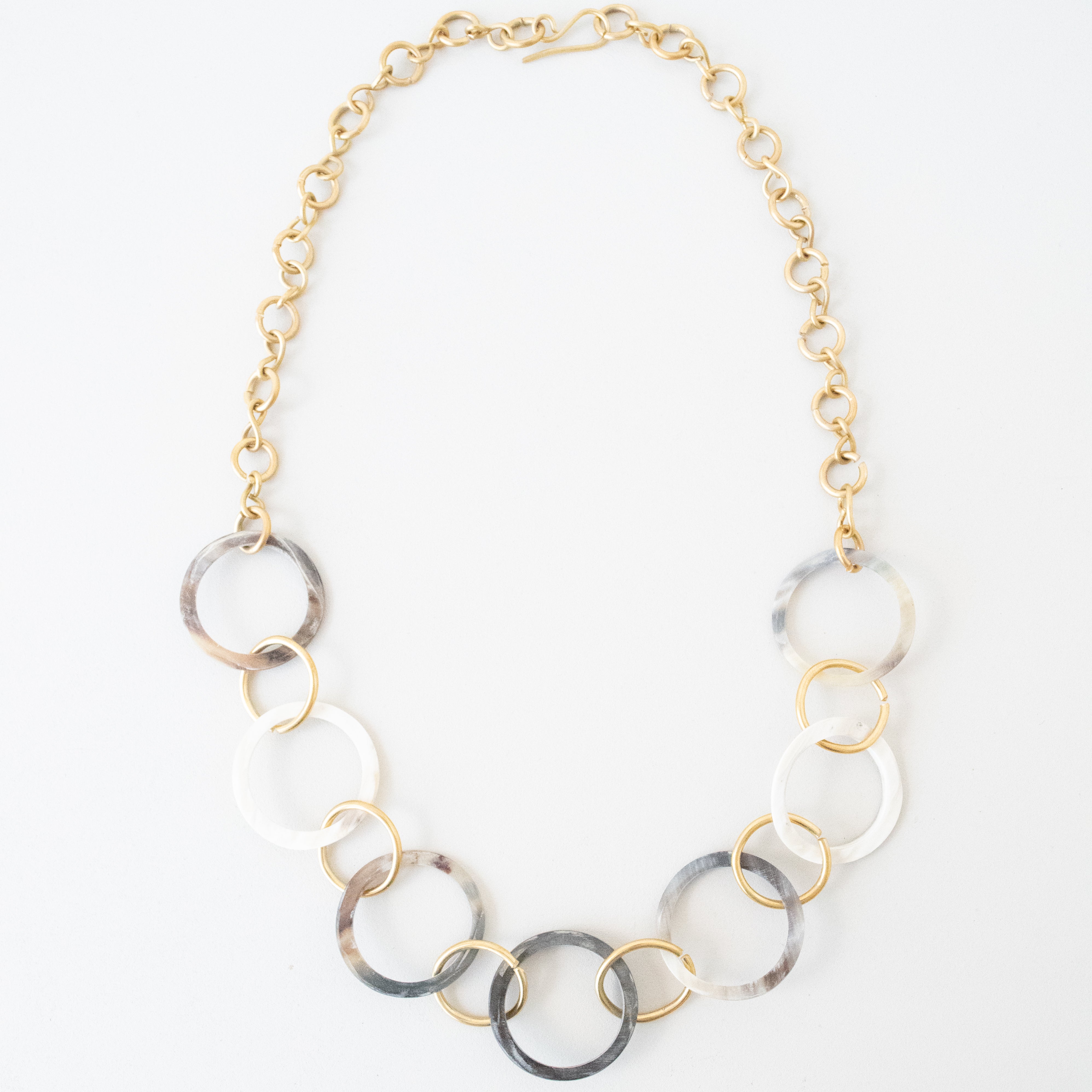 Horn Ring Necklace