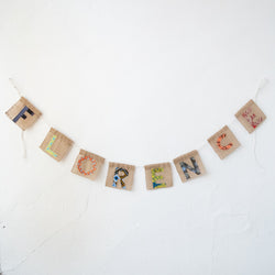 Alphabet Letters - Kenyan materials and design for a fair trade boutique