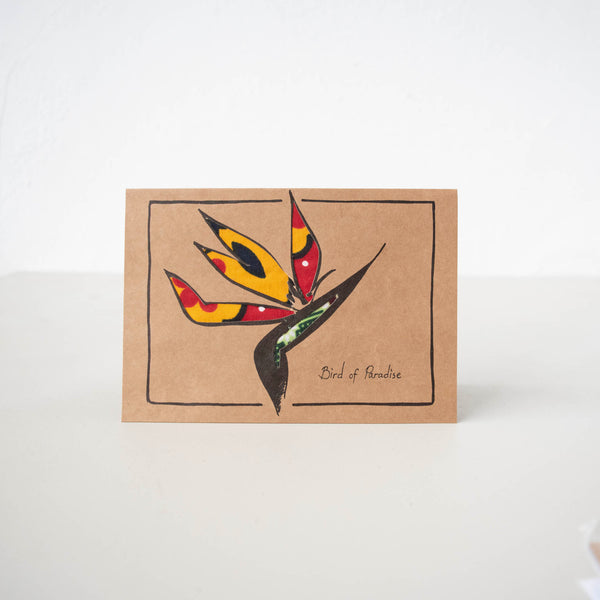 Bird of Paradise Card - Amani ya Juu