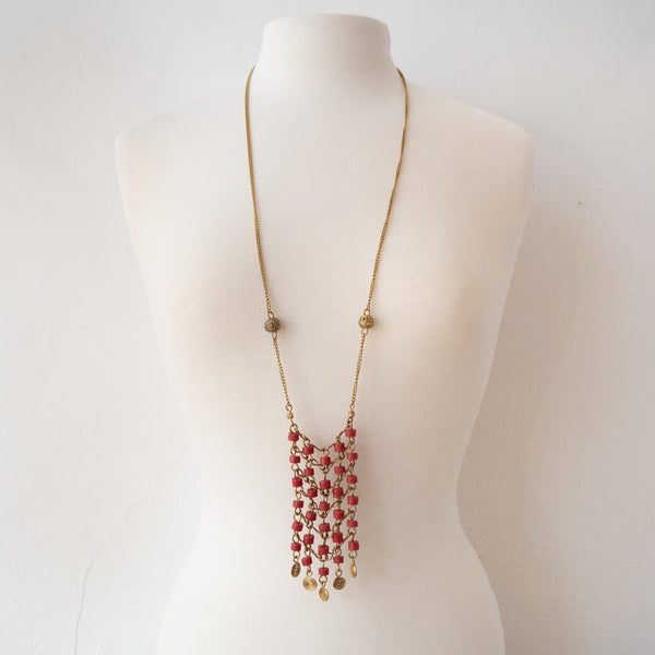 Turkana Bead Necklace - Kenyan materials and design for a fair trade boutique