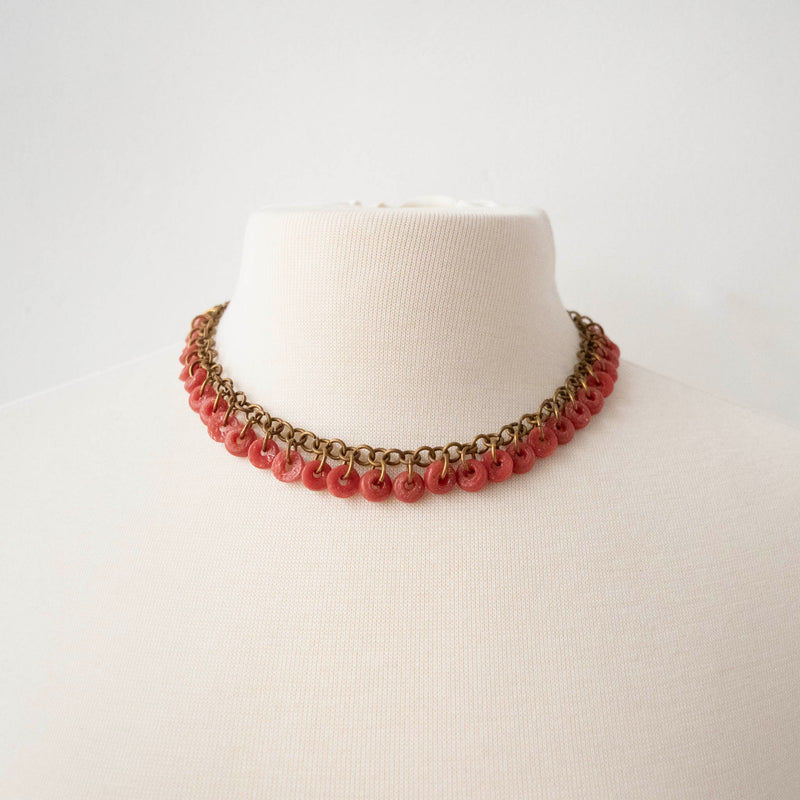 Glass Lace Necklace