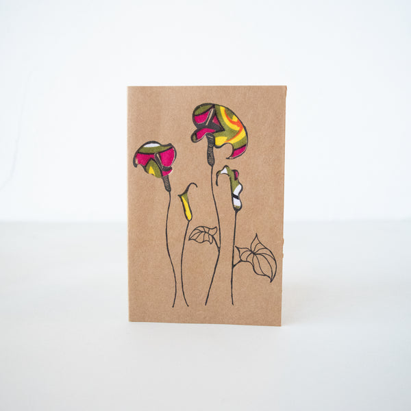 Peace Lily Card - Kenyan materials and design for a fair trade boutique