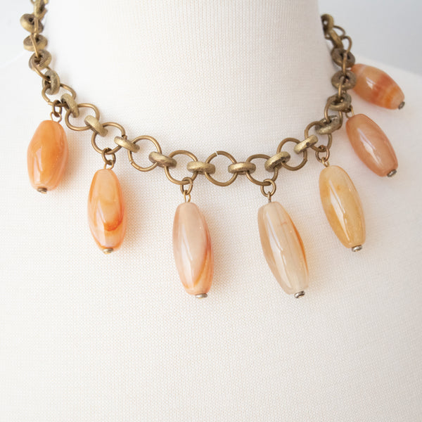 Gemstone Necklace - Kenyan materials and design for a fair trade boutique