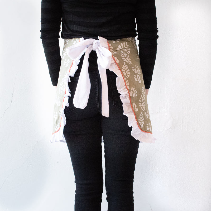 Batik Half Apron - Kenyan materials and design for a fair trade boutique