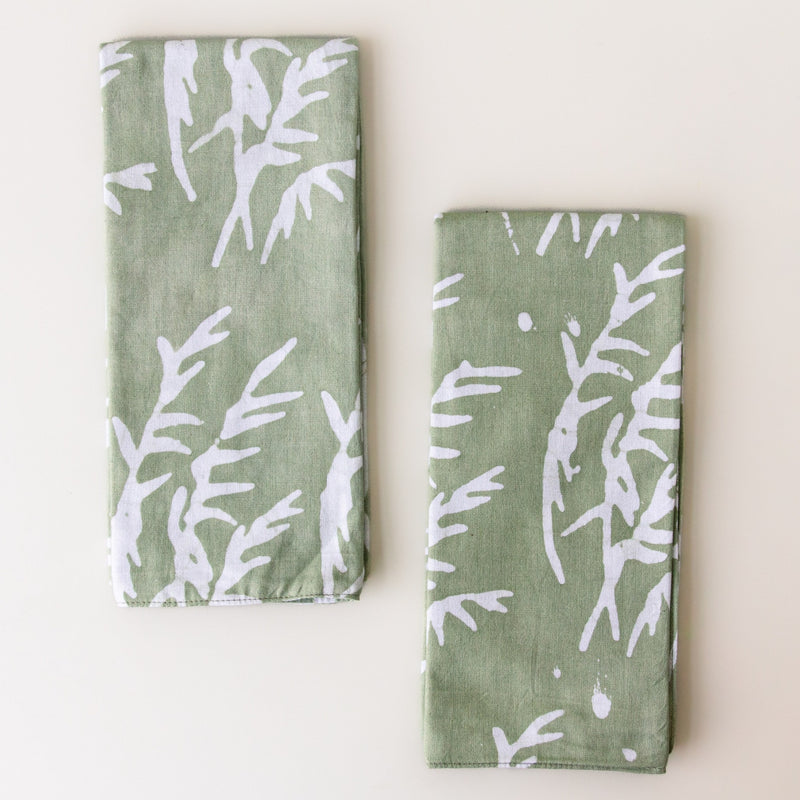 Tea Towel Set | Screen Print - Kenyan materials and design for a fair trade boutique