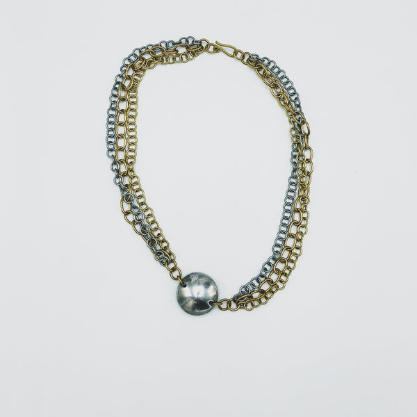 Chain Necklace - Kenyan materials and design for a fair trade boutique