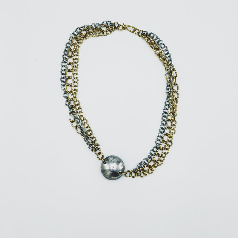 Chain Necklace - Kenyan materials and design for a fair trade boutique