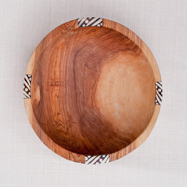 African Olivewood Bowl - Kenyan materials and design for a fair trade boutique