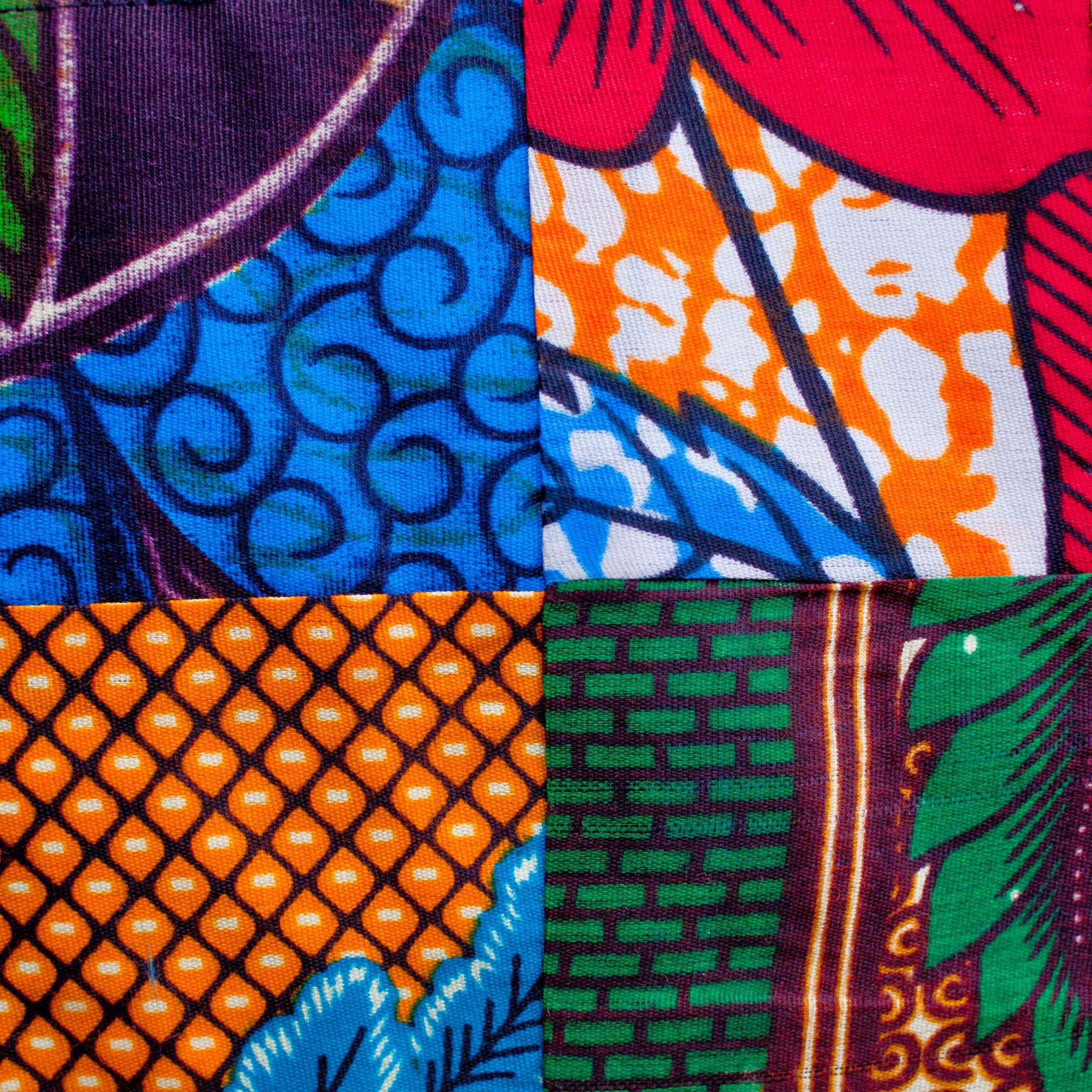 Original Patch Placemats - Ugandan materials and design for a fair trade boutique