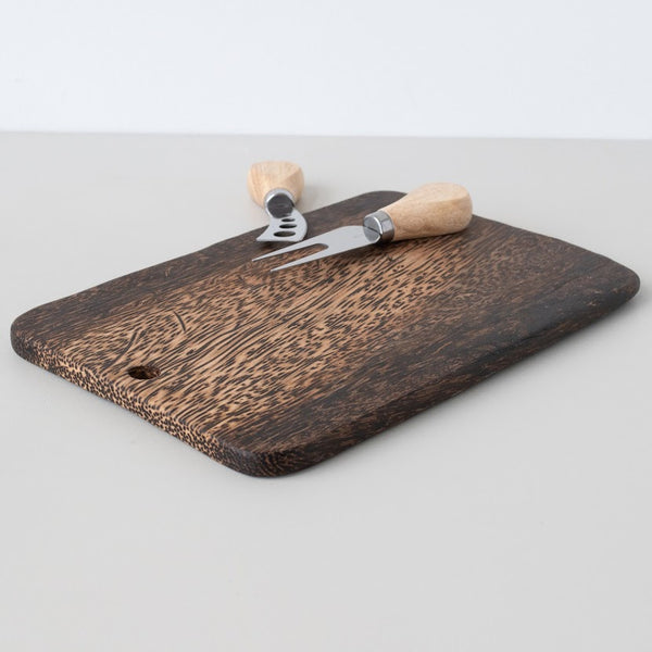 Palm or coconut wood cutting board