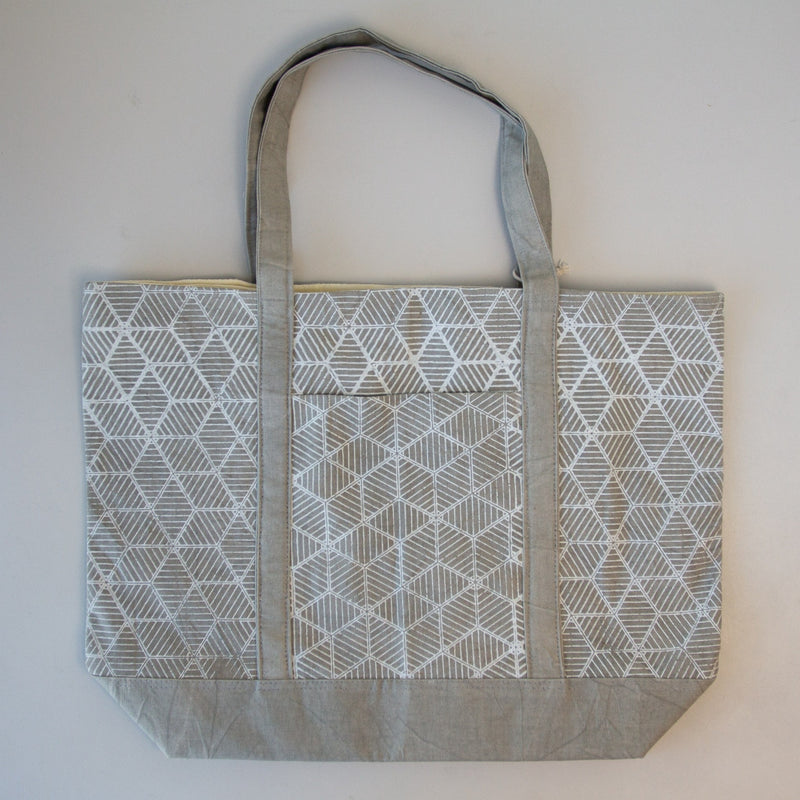 Kenya Canvas Tote - handmade by the women of Amani Kenya for a Fair Trade boutique
