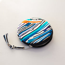 Round Pouch - handmade by the women of Uganda using local materials for a Fair Trade boutique