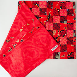 Liturgical Table Runner - handmade by the Amani women using Kenyan kitenge and embossed cotton for a Fair Trade boutique