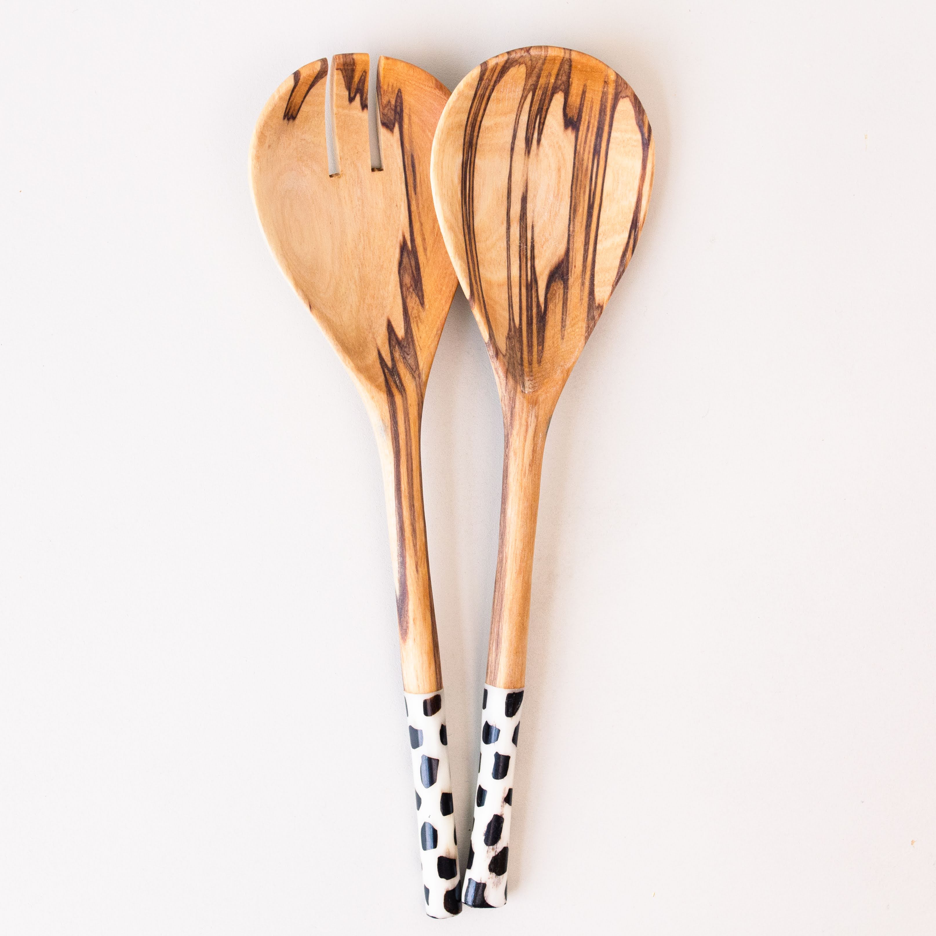 Bone Handle Spoon Set - Kenyan materials and design for a fair trade boutique