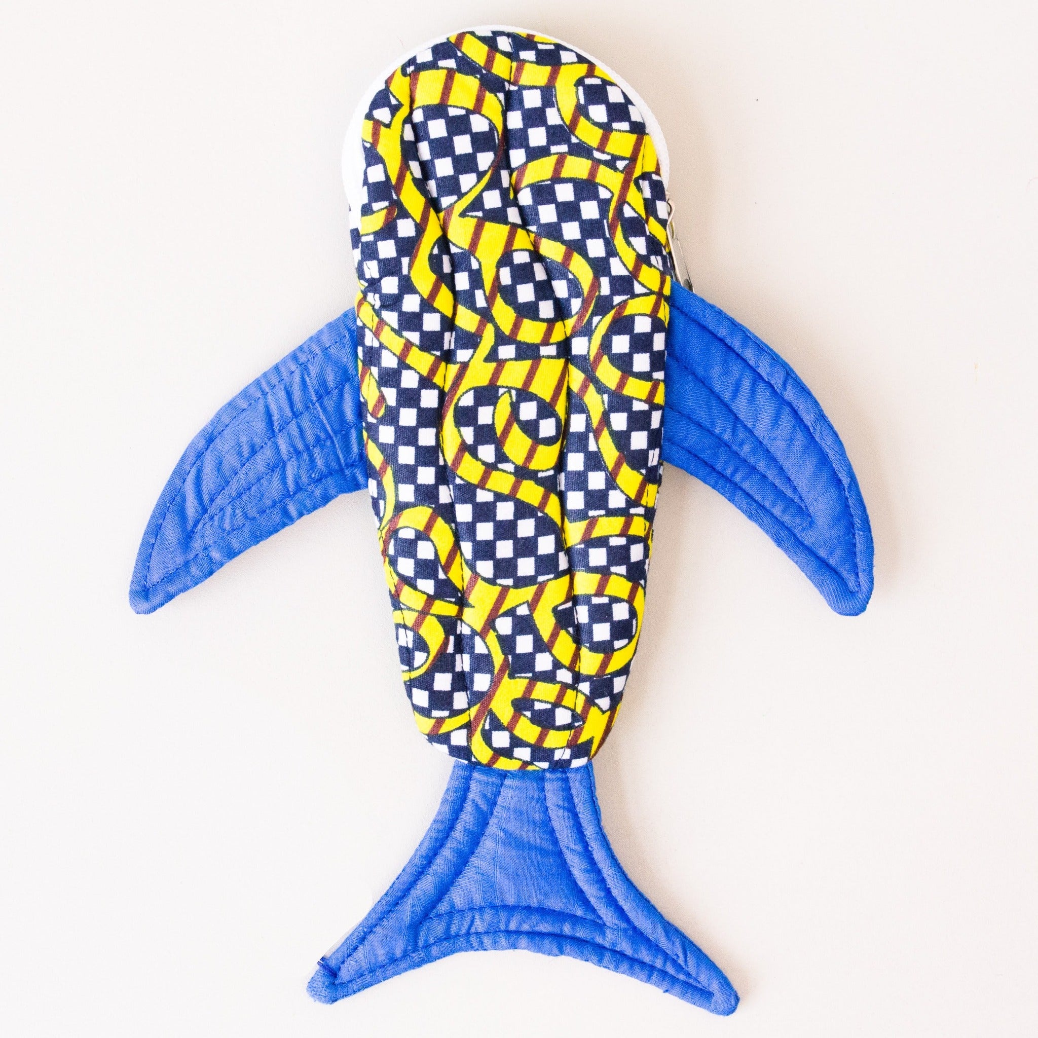 Shark Pencil Case - Kenyan materials and design for a fair trade boutique