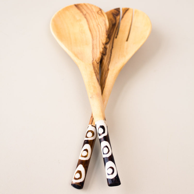 Bone Handle Spoon Set - Kenyan materials and design for a fair trade boutique