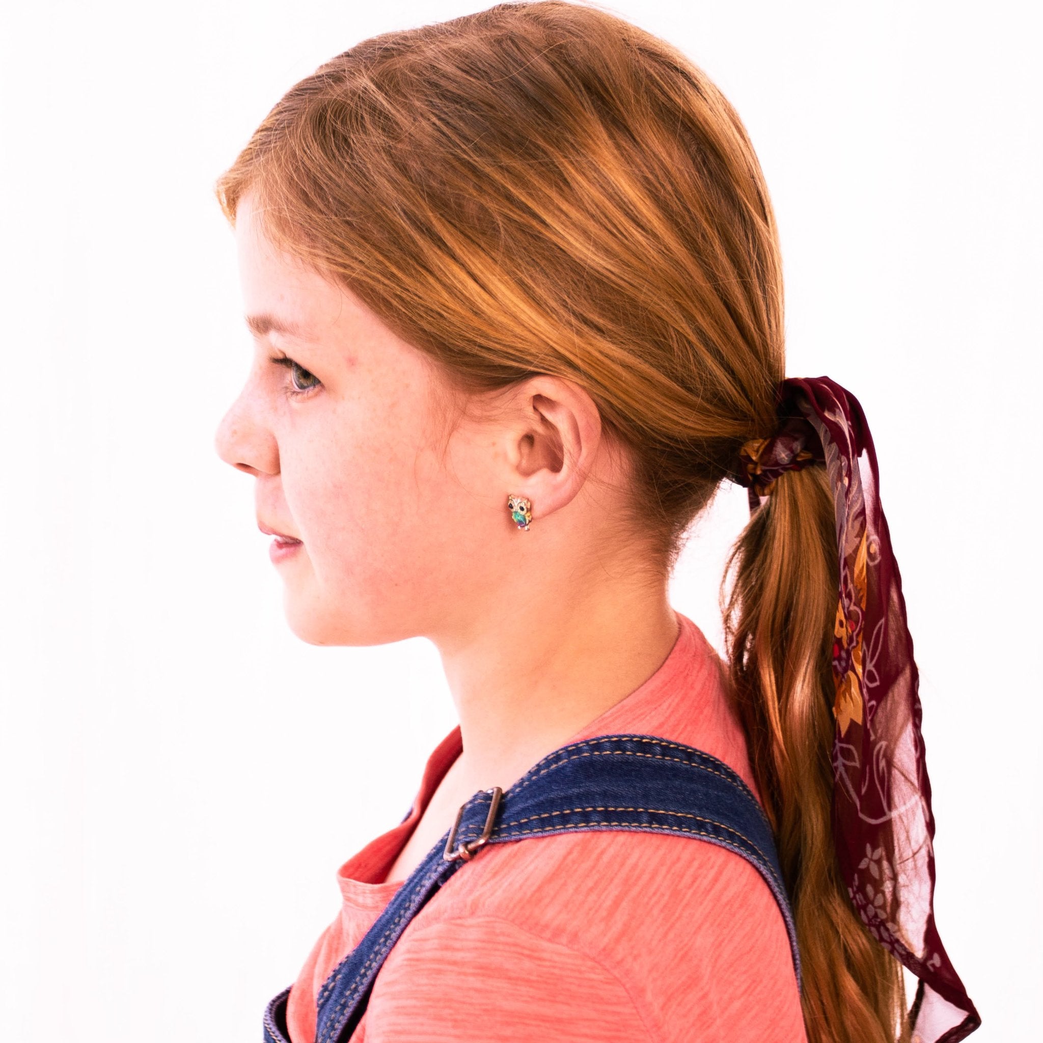 Sheer Scrunchie - handmade by the women of Amani using Kenyan materials for a Fair Trade boutique