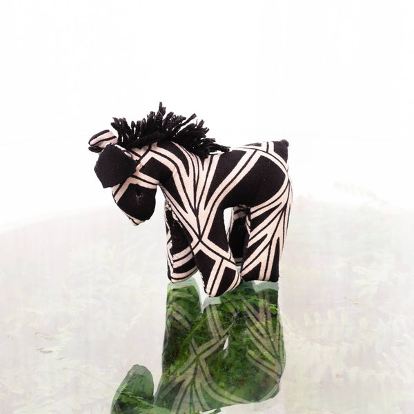 Mini Plush Animals - handmade by the women of Amani Uganda using local materials for a Fair Trade boutique