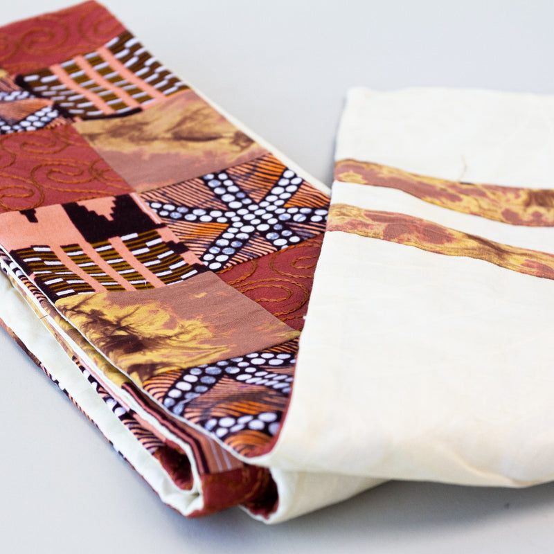 Kitenge Patch Pastor Stole - Amani ya Juu