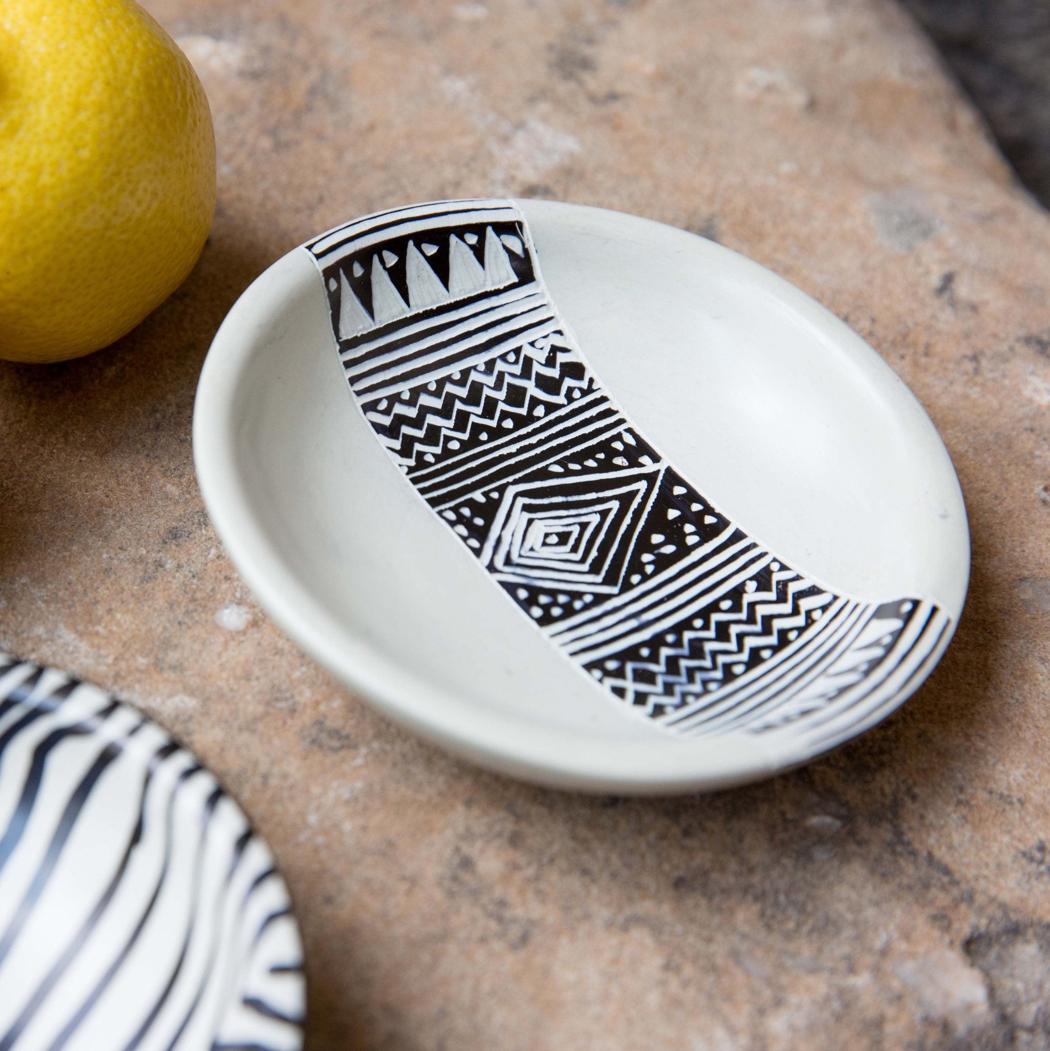 Soapstone Dish - Kenyan materials and design for a fair trade boutique