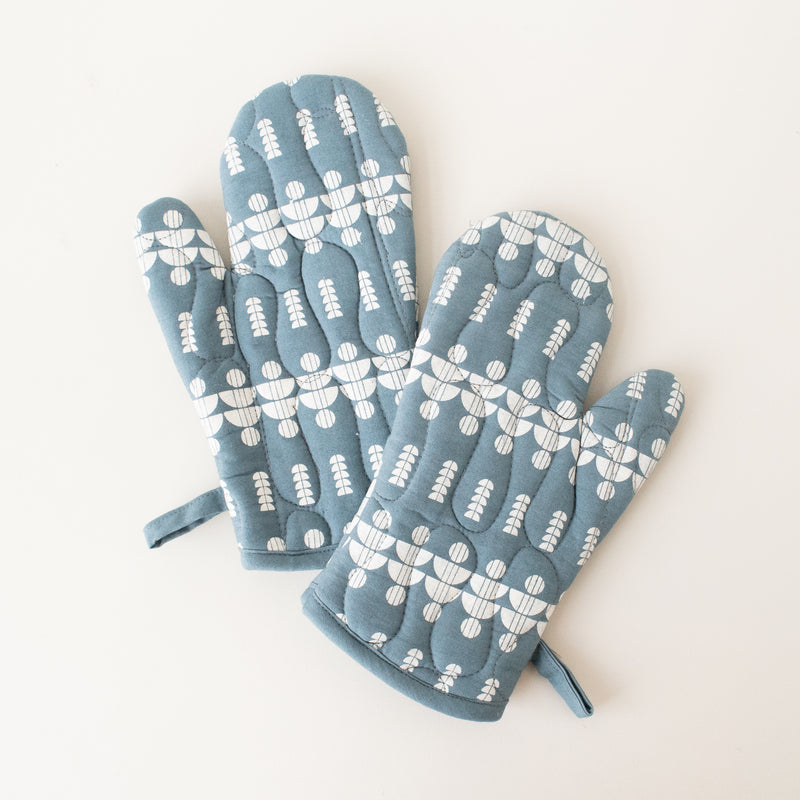 Oven Glove Set | Leaf Dance - Kenyan materials and design for a fair trade boutique