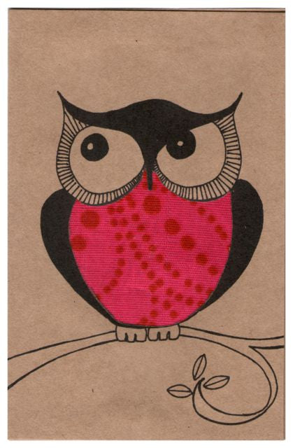 Owl Always Love You Card - Kenyan materials and design for a fair trade boutique