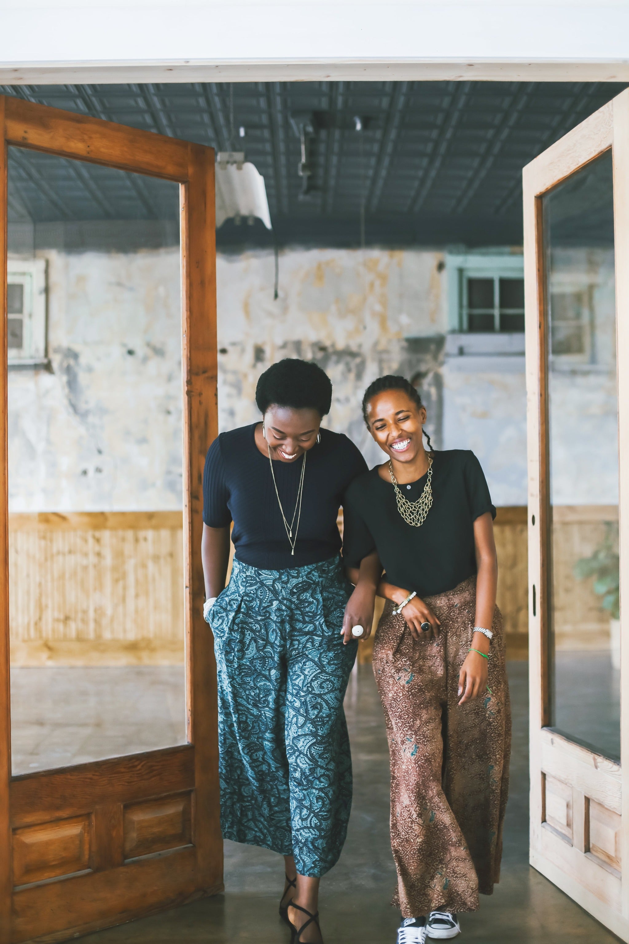 Palazzo Trousers-Made by Kenyan artisans for a fair trade boutique.