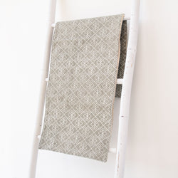 Taupe Diamond Table Runner - handmade by the women of Amani for a Fair Trade boutique