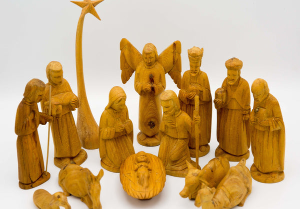 Classic Nativity Set - Kenyan materials and design for a fair trade boutique