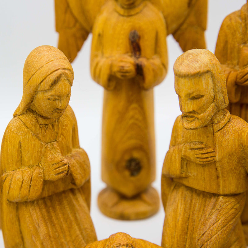 Classic Nativity Set - Kenyan materials and design for a fair trade boutique