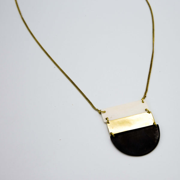 Ladder Necklace - Kenyan materials and design for a fair trade boutique