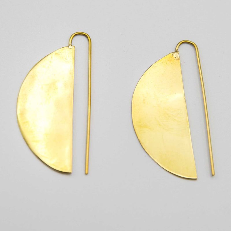 Half Moon Earrings - Kenyan materials and design for a fair trade boutique