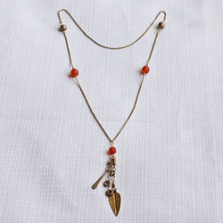 Light Chain Pendant Necklace - Kenyan materials and design for a fair trade boutique